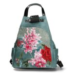 womens and girls Embroidery backpack