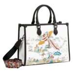 Embroidered PU Leather Handbag
